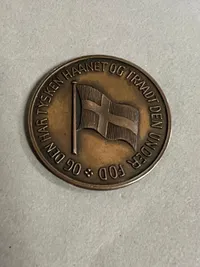 Original Dansk WW2 illegal mønt