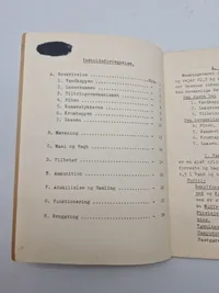 Forløbig beskrivelse af 7,7 mm Maskingevær M.45 E