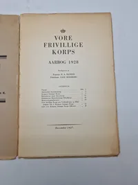 Vore Frivillige Korps - Aarbog 1928