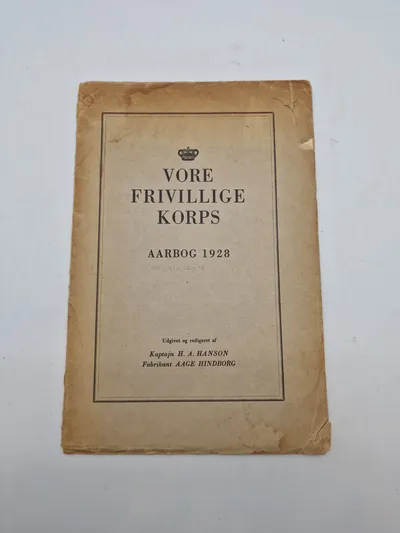 Vore Frivillige Korps - Aarbog 1928