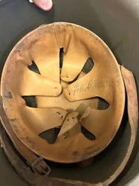 Original Dansk M41 WW2 hjelm