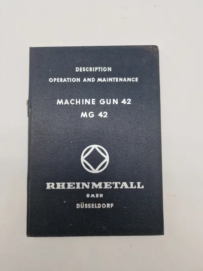 Description operation and maintenance Machine gun 42 MG 42