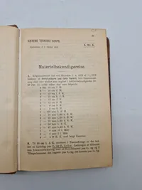 Materielbekendtgørelse 1910-26