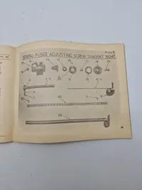 Identification List For Guns Machine Vickers 303 Inch Mark I On Mounting Tripod 303-Inch M.G Marks 4B &5 - 1945 Section CI