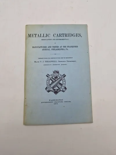 Metallic Cartridges ( Regulation and Experimental)