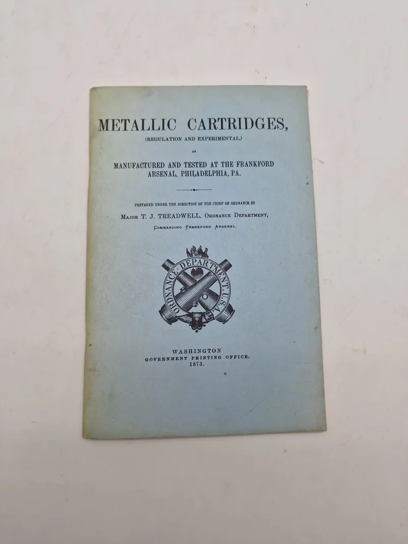 Metallic Cartridges ( Regulation and Experimental)