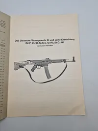 Waffengeschichte - Dokumentation aus allen zeiten in wort und bild - Das Deutsche Sturmgewehr 44 und seine Entwicklung Folge W 121