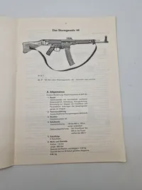 Waffengeschichte - Dokumentation aus allen zeiten in wort und bild - Das Deutsche Sturmgewehr 44 und seine Entwicklung Folge W 121