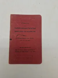 Forslag till vabenvårdsinstruktion handvapen och kulsprutor - Brigade stemplet