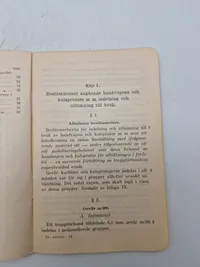 Forslag till vabenvårdsinstruktion handvapen och kulsprutor - Brigade stemplet