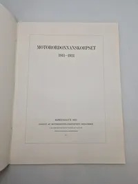 Motorordonanskorpset - 1911-1921