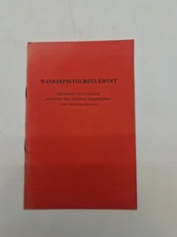 Maskinpistol reglement - gældende for styrker udrustet med engelsk maskinpistol ( Sten machine carbine)