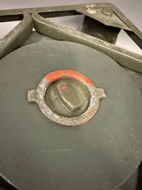 Original US WW2 pansermine til undervisningsbrug