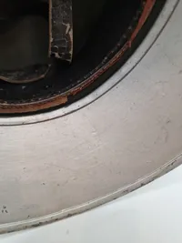 Original tysk Luftschütz hjelm, anvendt efter krigen som sikkerhedshjelm på Tuborg
