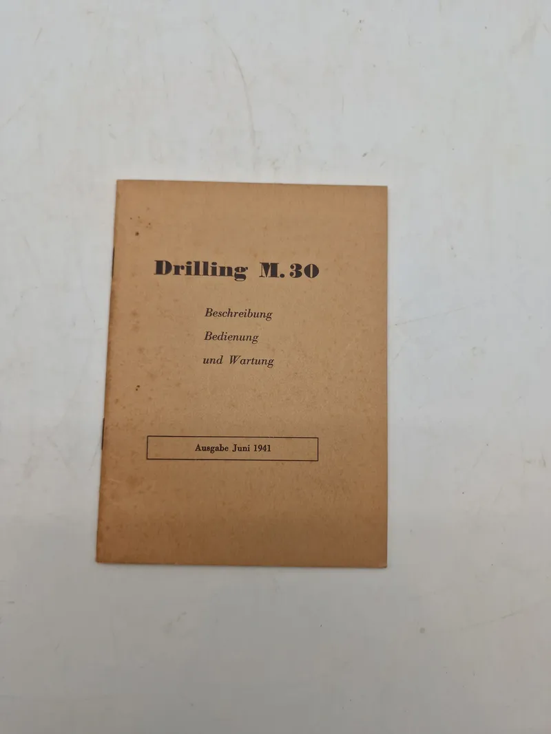 Tysk Luftwaffe Drilling M/30