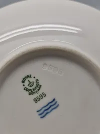 Original kaffekop M. underkop - Søværnet (Kongeligt porcelæn)