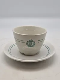 Original kaffekop M. underkop - Hæren  (Kongeligt porcelæn og Aluminia)