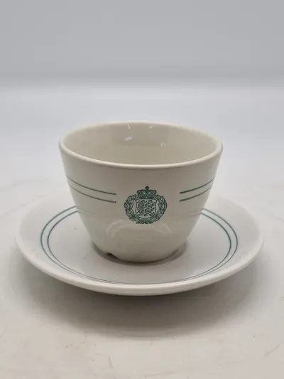 Original kaffekop M. underkop - Hæren  (Kongeligt porcelæn og Aluminia)