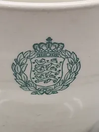 Original kaffekop M. underkop - Hæren  (Kongeligt porcelæn og Aluminia)