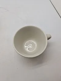 Original kaffekop M. underkop - Hæren  (Kongeligt porcelæn og Aluminia)