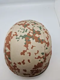 Original Gallet hjelm med ørken camouflage cover