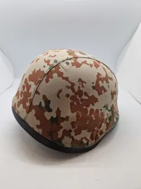 Original Gallet hjelm med ørken camouflage cover