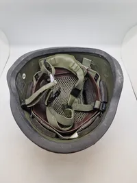 Original Gallet hjelm med ørken camouflage cover