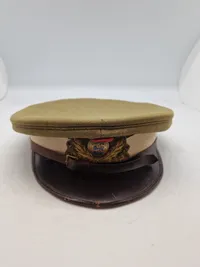 Original Gallet hjelm med ørken camouflage cover