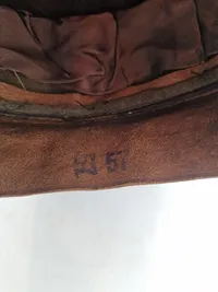 Original Gallet hjelm med ørken camouflage cover