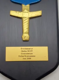 Originalt militært våbenskjold