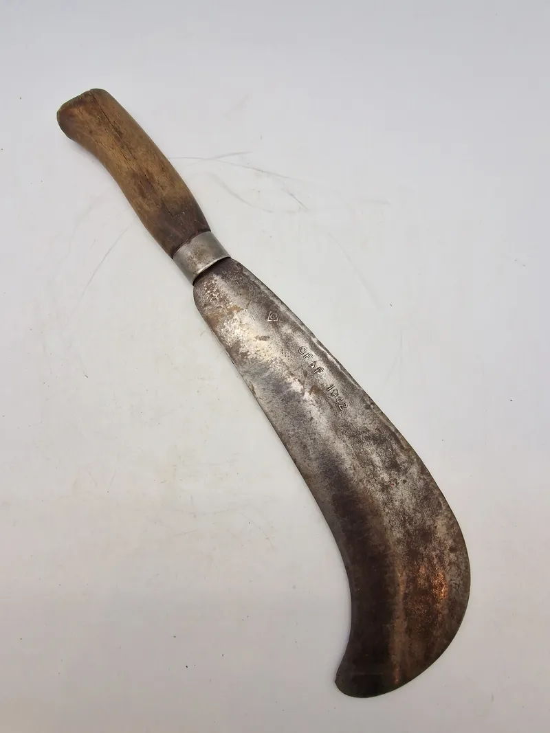 Original britisk Billhook - 1942 dateret