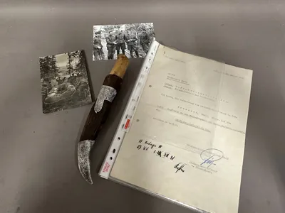 Sjældent Original lot fra SS officer der var i Finland WW2