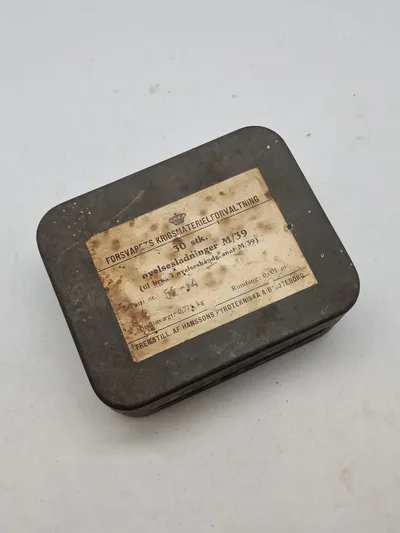 Original æske for øvelsesladninger M/39