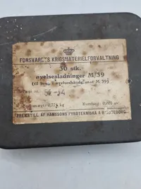 Original æske for øvelsesladninger M/39