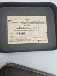 Original æske for øvelsesladninger M/39