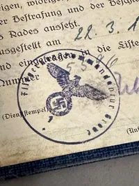 Ekstremt sjældent adgangs ID til Flyvestation Grove ( Karup ) WW2 for Dansker