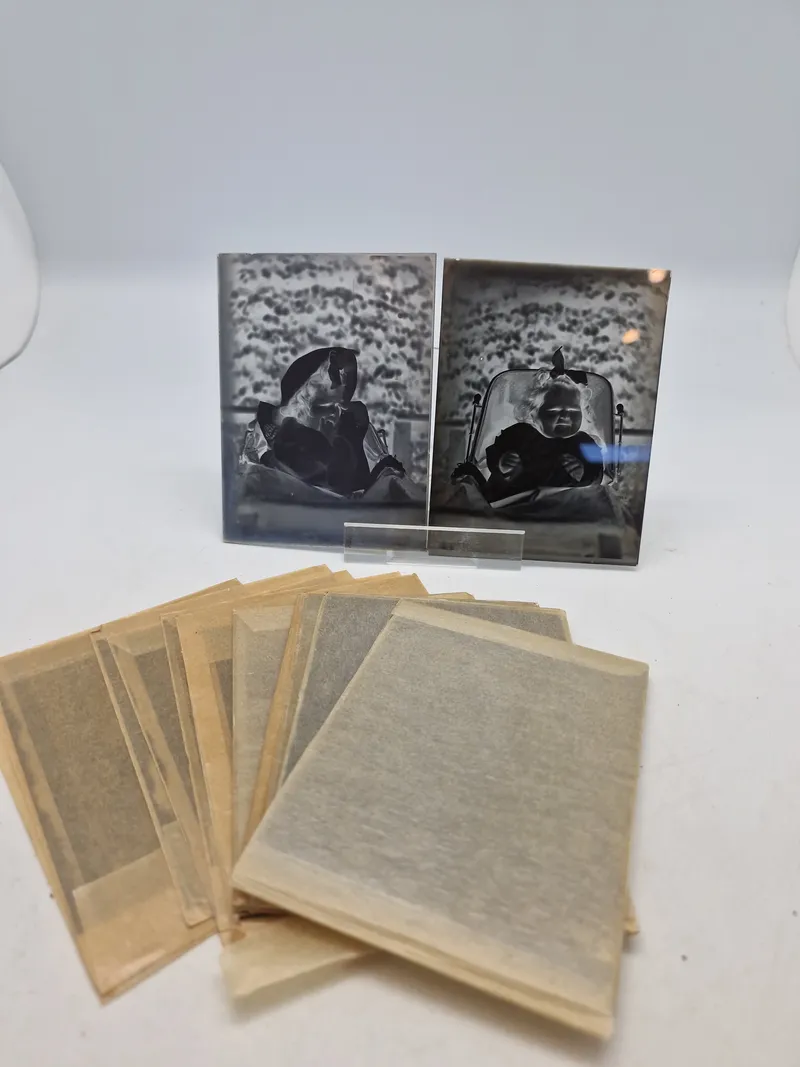 Samling originale glasnegativer fra 1910-1920