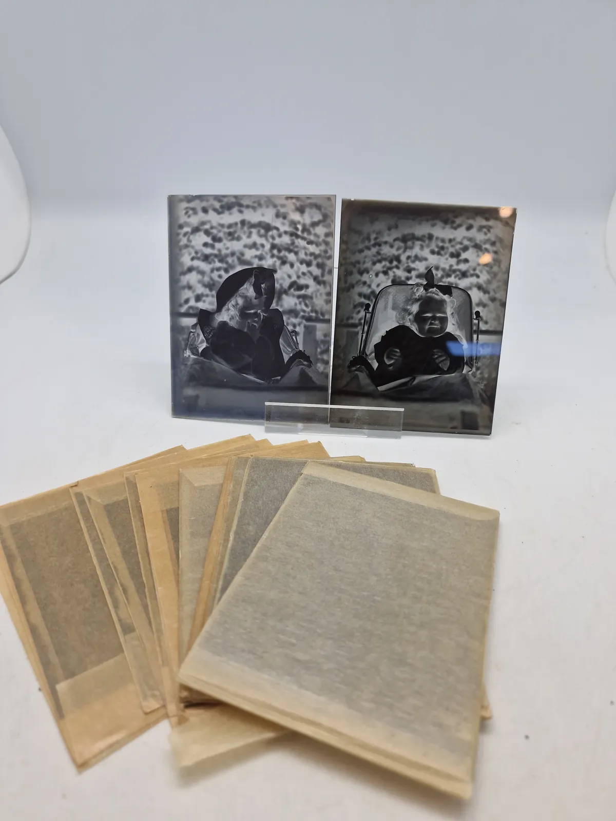 Samling originale glasnegativer fra 1910-1920