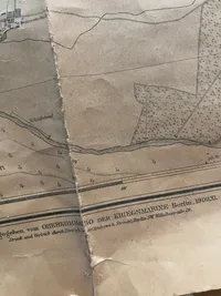 Sjældent stort Kriegsmarine kort over Als - kommer fra den tidligere SS frivillige Henry Ellef Rasmussen