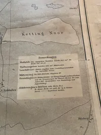 Sjældent stort Kriegsmarine kort over Als - kommer fra den tidligere SS frivillige Henry Ellef Rasmussen