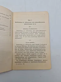 Forslag till vabenvårdsinstruktion -handvapen och kulsprutor - Brigade stemplet
