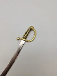 Miniature livgarde sabel M/1854 - ekstremt veludført