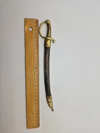 Miniature livgarde sabel M/1854 - ekstremt veludført