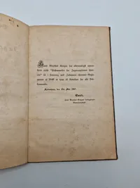 Ekstremt sjælden bog - Bestemmelser for Jægerkorpset (1847) - stemplet 10. Linje Battalion