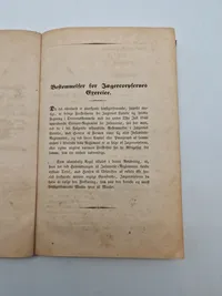 Ekstremt sjælden bog - Bestemmelser for Jægerkorpset (1847) - stemplet 10. Linje Battalion
