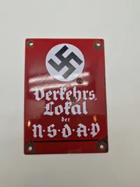 NSDAP skilt - Efterkrigs
