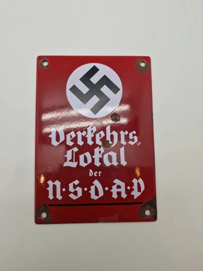 NSDAP skilt - Efterkrigs