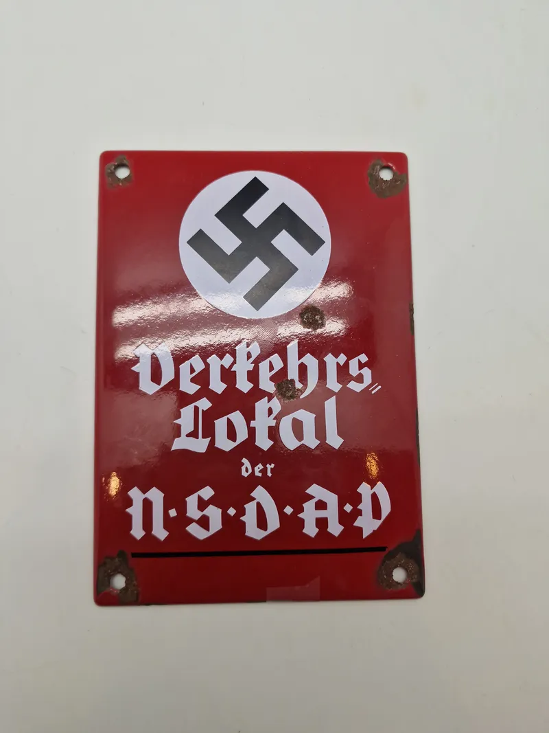 NSDAP skilt - Efterkrigs