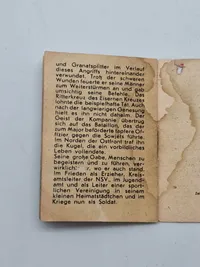 Original WHW bog med ritterkreuzträger HS