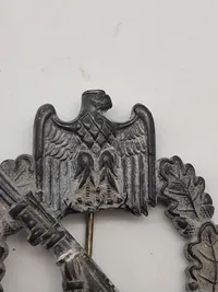 Originalt infanterie sturmabzeichen silber - Hersteller AS (Ukendt)